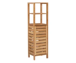 Pierce Bamboo 5-Shelf Mid Cabinet -Furniture Specialty Shop 810389690 A2 1