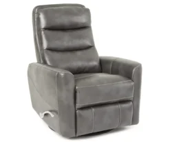 Real Living Bolero Faux Leather Swivel Glider Recliner -Furniture Specialty Shop 810394206 5