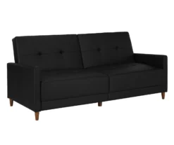 Ameriwood Avianna Faux Leather Coil Futon -Furniture Specialty Shop 810405140 4 1