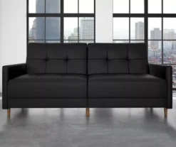 Ameriwood Avianna Faux Leather Coil Futon -Furniture Specialty Shop 810405140 4