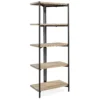 Charter Oak 5-Shelf Bookcase -Furniture Specialty Shop 810406230 1