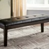 Haddigan Dark Brown Dining Bench 2 Haddigan Dark Brown Dining Bench -Furniture Specialty Shop 810408909