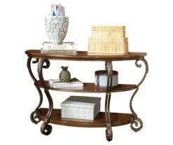 Nestor Brown Console Table -Furniture Specialty Shop 810408930 5