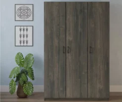 Rodeo Weathered Oak 3-Door Wardrobe -Furniture Specialty Shop 810409561 2