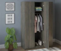 Rodeo Weathered Oak 3-Door Wardrobe -Furniture Specialty Shop 810409561 21