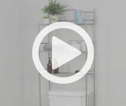 Polished Pewter Over-the-Toilet Space Saver 11 Polished Pewter Over-the-Toilet Space Saver -Furniture Specialty Shop 810418048 V0