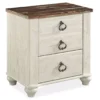 Willowton Whitewash Nightstand -Furniture Specialty Shop 810422732 2