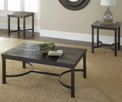 Ambrose Rustic Charcoal End Table 11 Ambrose Rustic Charcoal End Table -Furniture Specialty Shop 810422848 810422849