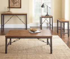 Ashford Wood & Metal Coffee Table -Furniture Specialty Shop 810422850 810422851 810422924 810422925