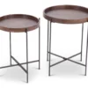 Capri Round Accent Tables, 2-Pack 2 Capri Round Accent Tables, 2-Pack -Furniture Specialty Shop 810422915 1