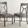 Alamo Gray Faux Leather Dining Chairs, 2-Pack -Furniture Specialty Shop 810422982 3