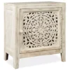 Fossil Ridge White Accent Cabinet -Furniture Specialty Shop 810431483 2