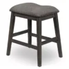 Raleigh Gray Backless Upholstered Pub Stools, 2-Pack -Furniture Specialty Shop 810451169
