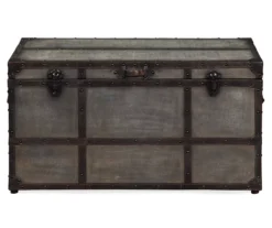 Amsel Gray Storage Trunk -Furniture Specialty Shop 810458018 3