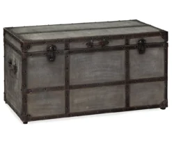 Amsel Gray Storage Trunk -Furniture Specialty Shop 810458018 4