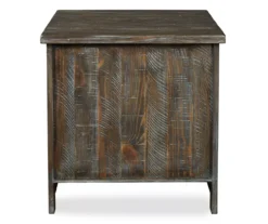 Danell Ridge Brown 2-Door End Table -Furniture Specialty Shop 810458197 5