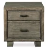 Arnett Smoky Gray Nightstand 1 Arnett Smoky Gray Nightstand -Furniture Specialty Shop 810458207 2