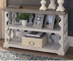 Havalance Gray & White Two-Tone Console Table 9 Havalance Gray & White Two-Tone Console Table -Furniture Specialty Shop 810458281
