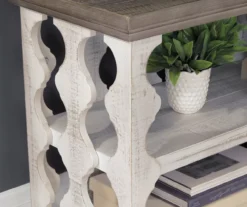 Havalance Gray & White Two-Tone Console Table 11 Havalance Gray & White Two-Tone Console Table -Furniture Specialty Shop 810458281 4