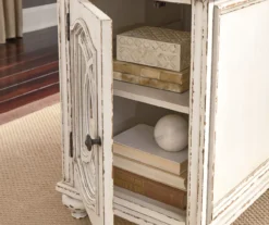 Realyn White & Brown Two-Tone Chairside End Table -Furniture Specialty Shop 810458285 5