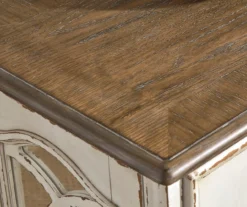 Realyn White & Brown Two-Tone Chairside End Table -Furniture Specialty Shop 810458285 6