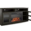 63" Rollins Espresso Electric Fireplace Console -Furniture Specialty Shop 810464962 3