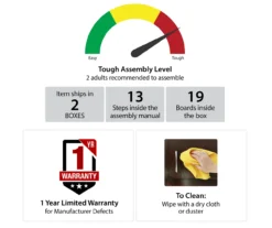 63" Rollins Espresso Electric Fireplace Console 9 63" Rollins Espresso Electric Fireplace Console -Furniture Specialty Shop 810464962 6