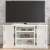 Lancaster White Shutter TV Stand -Furniture Specialty Shop 810464994 2