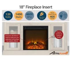 Ameriwood 47" Grandcastle Electric Fireplace Console -Furniture Specialty Shop 810464998 4