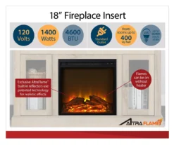 Ameriwood 47" Grandcastle Electric Fireplace Console -Furniture Specialty Shop 810465005 4