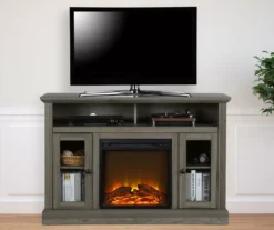 47" Grandcastle Rustic Gray Electric Fireplace Console -Furniture Specialty Shop 810465006 1