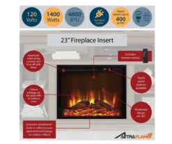 59" Century Lane Rustic Brown Electric Fireplace Console 8 59" Century Lane Rustic Brown Electric Fireplace Console -Furniture Specialty Shop 810465020 4