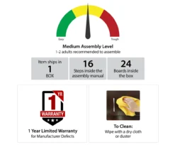 59" Century Lane Rustic Brown Electric Fireplace Console 9 59" Century Lane Rustic Brown Electric Fireplace Console -Furniture Specialty Shop 810465020 6