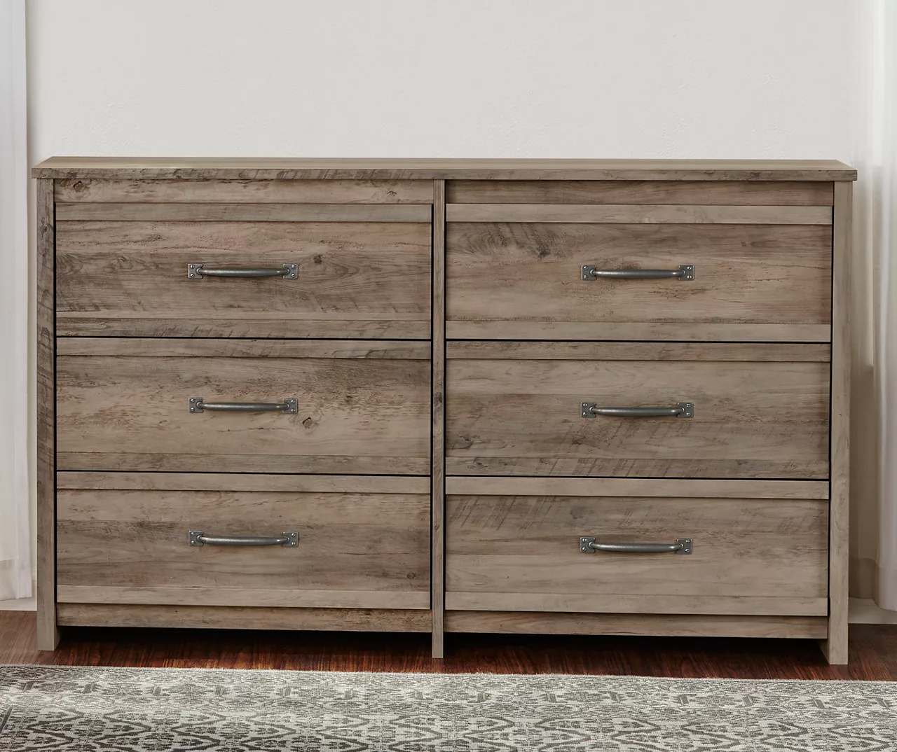 Duncan Gray Oak 6-Drawer Dresser 4 Duncan Gray Oak 6-Drawer Dresser - Image 2