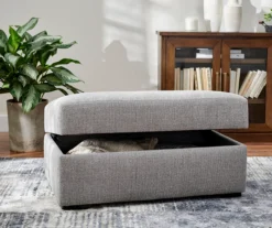 Parkdale Silver Storage Ottoman -Furniture Specialty Shop 810465150 5