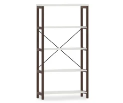 Farmhouse 5-Tier Bookshelf -Furniture Specialty Shop 810465179 3