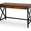 Dark Walnut Writing Desk -Furniture Specialty Shop 810466872 2