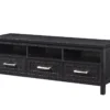 Black 3-Drawer TV Stand -Furniture Specialty Shop 810469707 2