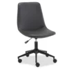 Black Faux Leather Swivel Office Chair -Furniture Specialty Shop 810491963 2
