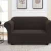 Chocolate Loveseat Sofa Slipcover -Furniture Specialty Shop 810498489 2