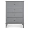 Somerville Gray 4-Drawer Dresser 2 Somerville Gray 4-Drawer Dresser -Furniture Specialty Shop 810498832 1