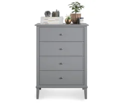 Somerville Gray 4-Drawer Dresser -Furniture Specialty Shop 810498832 3