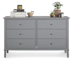Somerville Gray 6-Drawer Dresser 8 Somerville Gray 6-Drawer Dresser -Furniture Specialty Shop 810498835 3