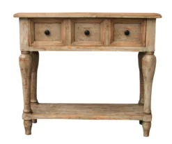 Antiqued Natural Gray Console Table 6 Antiqued Natural Gray Console Table -Furniture Specialty Shop 810500569 3