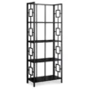 Black Square 4-Shelf Bookcase -Furniture Specialty Shop 810502794 2