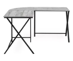 Monarch X Leg L-Shaped Corner Desk 36 Monarch X Leg L-Shaped Corner Desk -Furniture Specialty Shop 810502797 5