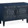 45.72" Riley Navy Blue 2-Door TV Console Table -Furniture Specialty Shop 810504703 1