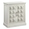 Hailey White 2-Door Accent Cabinet -Furniture Specialty Shop 810504704 1
