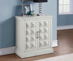 Hailey White 2-Door Accent Cabinet 5 Hailey White 2-Door Accent Cabinet -Furniture Specialty Shop 810504704