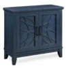 Carly Navy Blue 2-Door Accent Cabinet -Furniture Specialty Shop 810504705 1